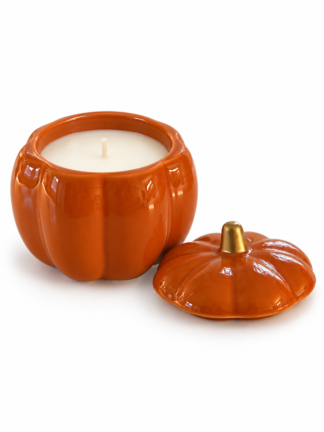 Ceramic Orange Pumpkin